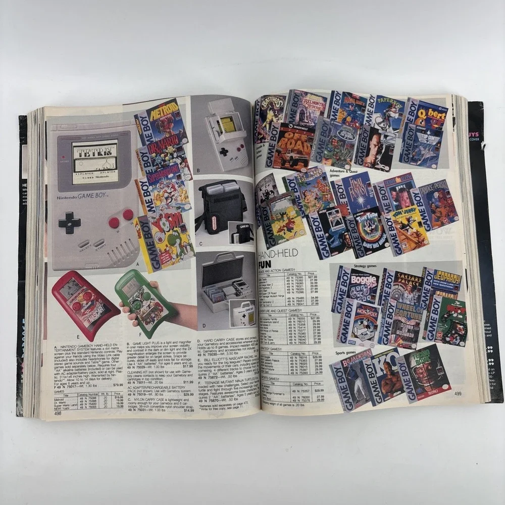Sears 1992 Catalog The Great American Wish Book Barbie Sega Atari Christmas VTG